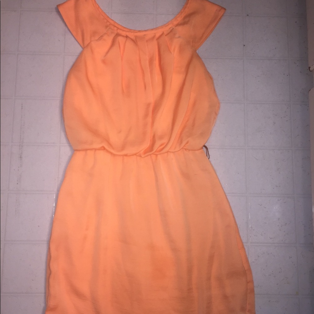 Orange dress